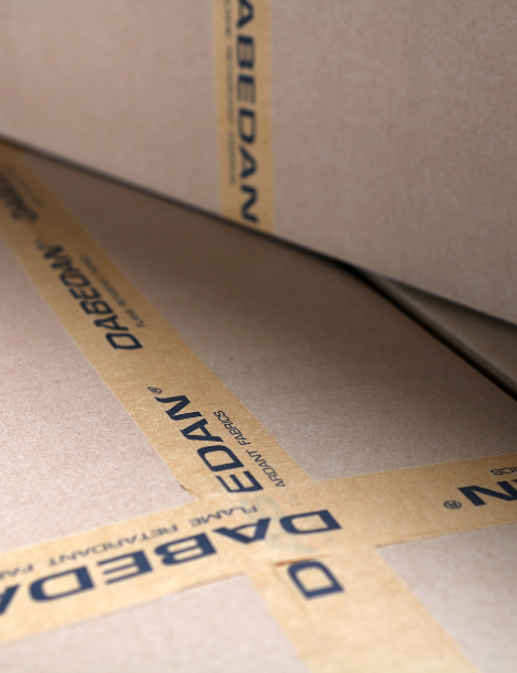 caja de cartón reciclable dabedan
