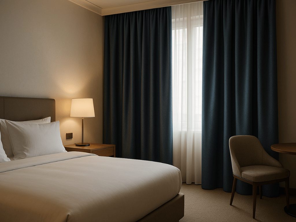 hotel cortinas ignífugas EN 13773